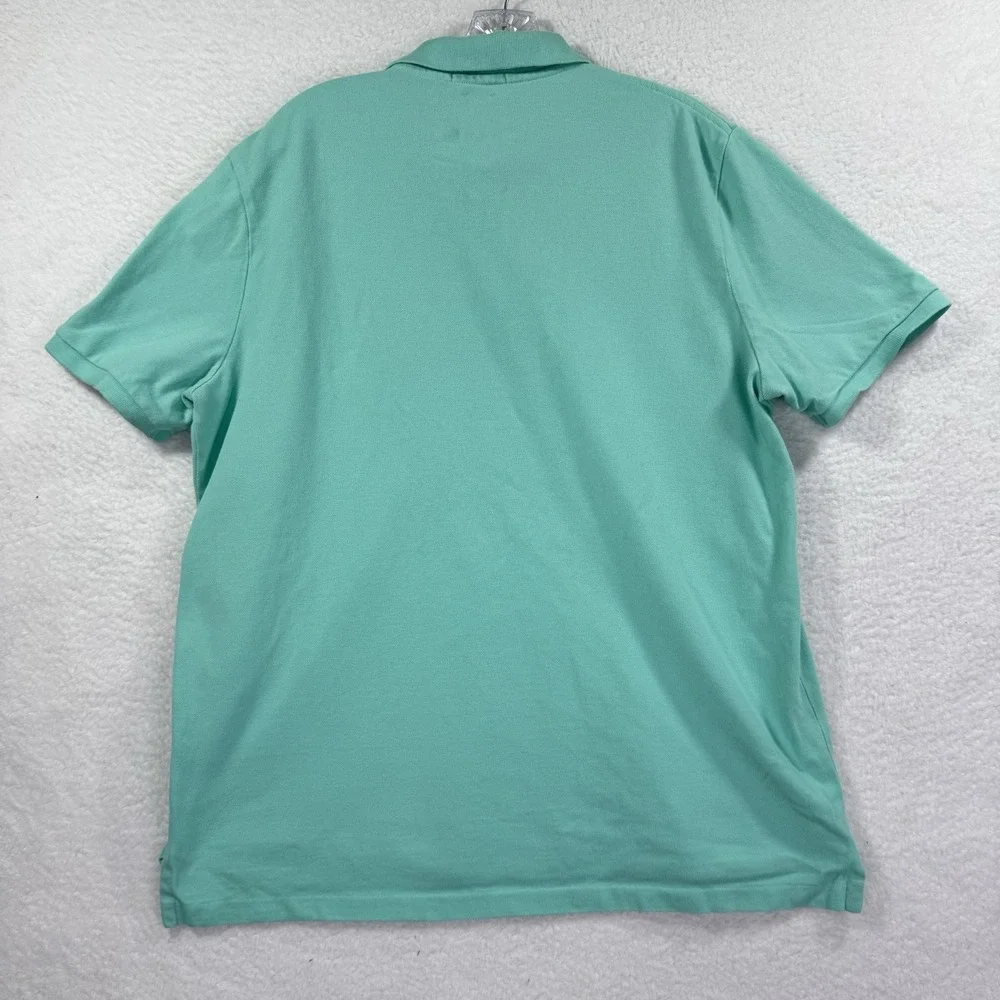 Polo Ralph Lauren Shirt Mens‎ Large Green Classic Fit Pony Golf Polo Preppy